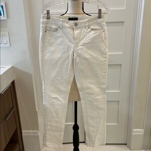 White House/Black Market Women's white Straight Leg Jeans